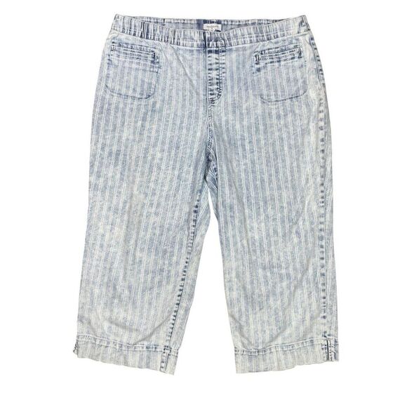 Westbound Wide Leg Capri Jeans Size 18 - Picture 1 of 8